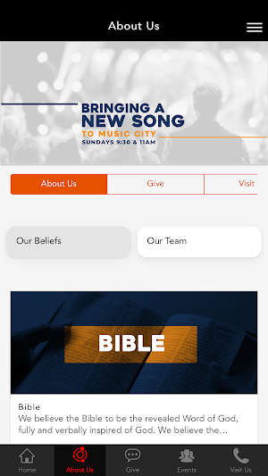 Music City Baptist Church Screenshot 1