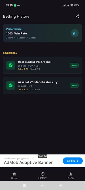 Winning Tips : Sports Predict. Screenshot 3