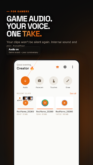 RecFlame: Screen Recorder Screenshot 1