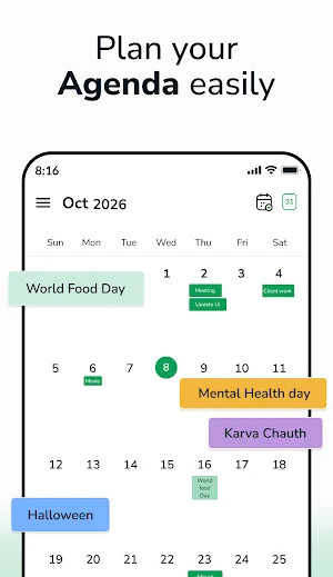 Calendar 2026 Screenshot 0
