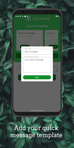 Quicksapp - chat without save Screenshot 2