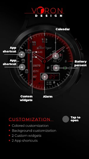 Voron "Challenger" Watch Face Screenshot 2
