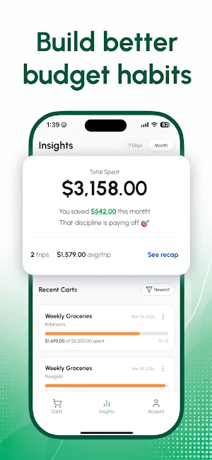 GroceryBudget - Shopping List Screenshot 3