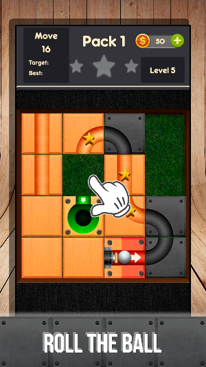 Drag the ball: Roll the ball Screenshot 1