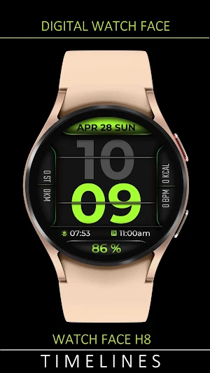 Watch Face H8 Screenshot 3