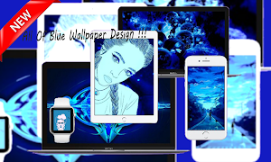 Blue Wallpaper - 300 Design Screenshot 0