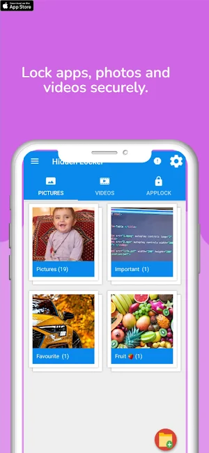 Photo Video Locker -Calculator Screenshot 1