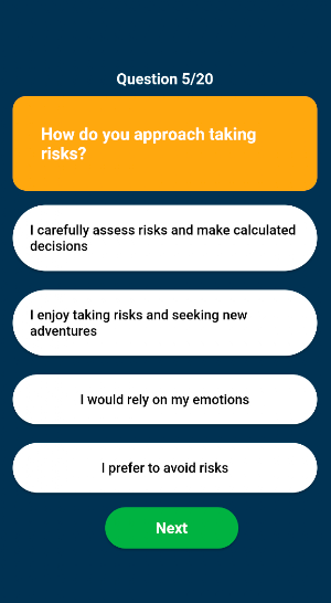 Personality Test Screenshot 3