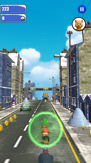 Leo Cat Ice Run - Frozen City Screenshot 0