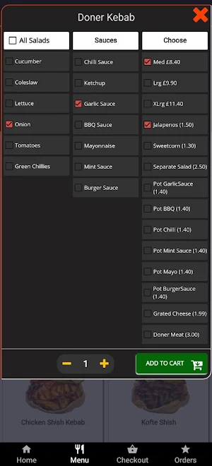 Major Kebab & Pizza House Screenshot 0