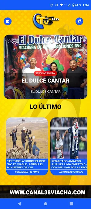 Canal 38 Viacha Screenshot 2