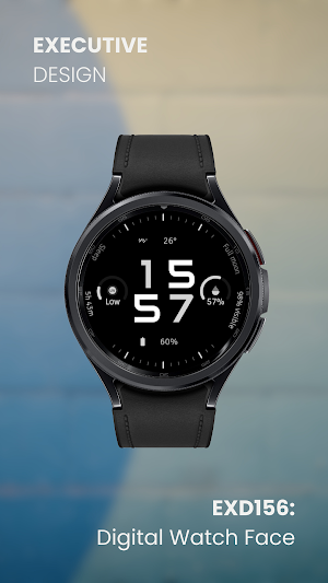 EXD156: Digital Watch Face Screenshot 2