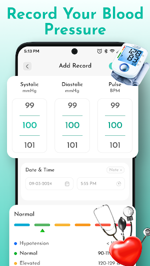 Blood Pressure Checker App Screenshot 2