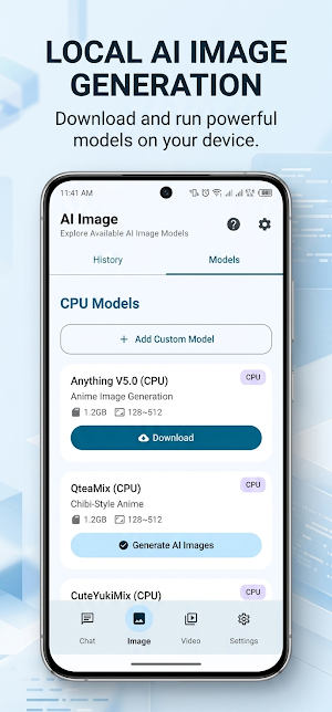 Local AI: Offline Chat & Image Screenshot 3