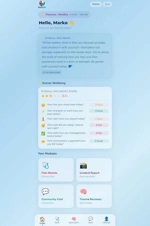 Pain2Care Screenshot 1