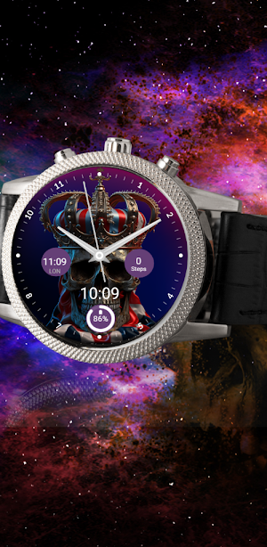 Skull Crown Gold Samsung watch Screenshot 2