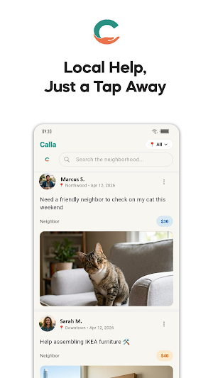 Calla: Ask a Neighbor Screenshot 1