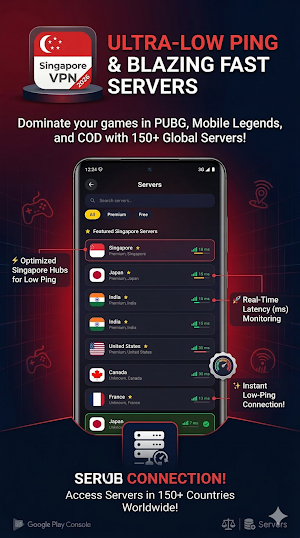 Singapore VPN - Fast VPN Pro Screenshot 1