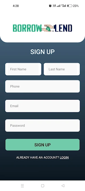 Borrow and Lend Screenshot 1