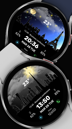 WFP 313 Urban watch face Screenshot 2