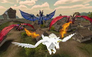 Flying Pegasus Unicorn Games Screenshot 1
