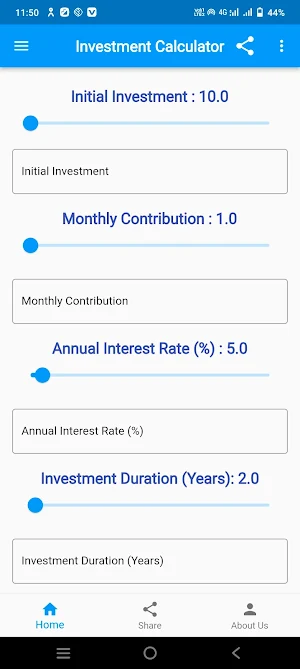 Investment Calculator Screenshot 1