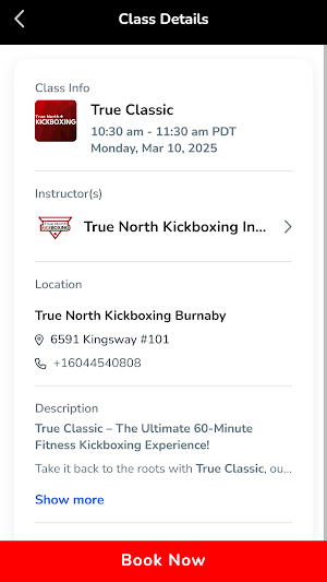 True North Kickboxing Burnaby Screenshot 2