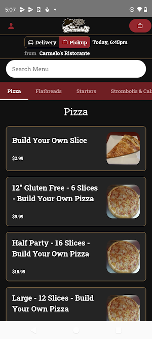 Carmelo's Ristorante Screenshot 2