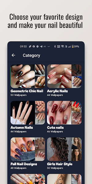 Geometric Chic Nail Art Design Screenshot 2