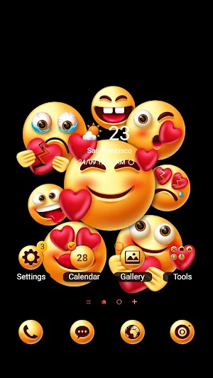 Emoji in Love - Wallpaper Screenshot 0