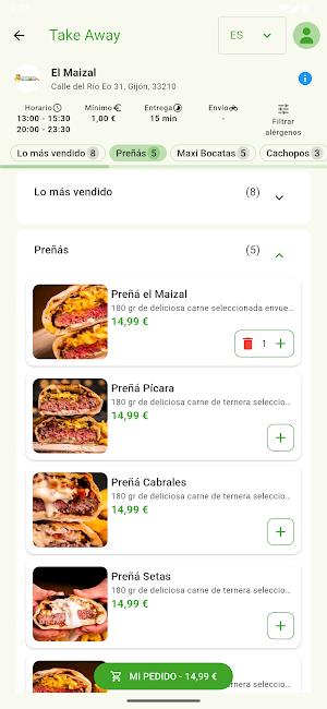 Asados de pollo el Maizal Screenshot 1