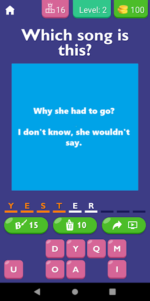 Guess The Beatles Song Lyrics Screenshot 2
