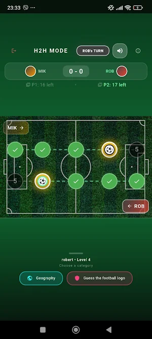 The Football Quiz Screenshot 2
