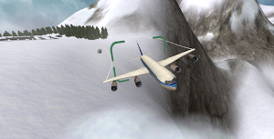 Flight Simulator Snow Plane 3D Screenshot 2