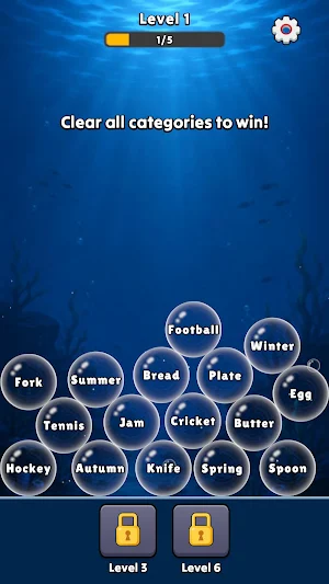 Bubble Merge: Word Sort Screenshot 0