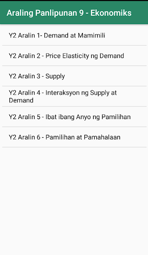 Araling Panlipunan 9 Screenshot 3