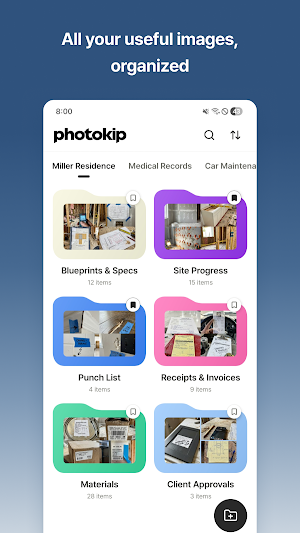 PhotoKip - Work Photo Camera Screenshot 1