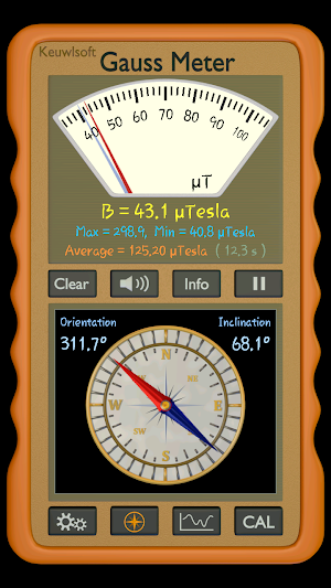 Gauss Meter Screenshot 0