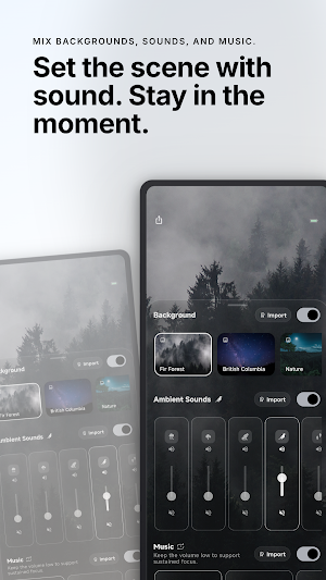 Muntrie: Focus Timer & Sounds Screenshot 1