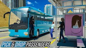 City Coach Bus Classic Passenger Drive Screenshot 1