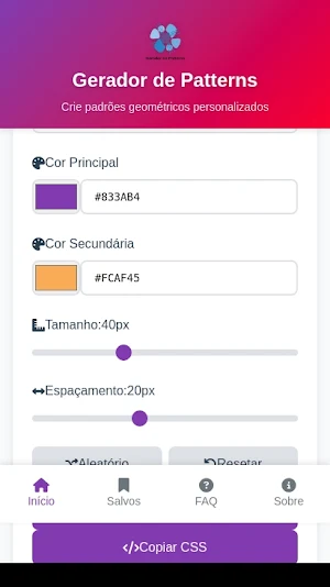 Gerador de Patterns Screenshot 1