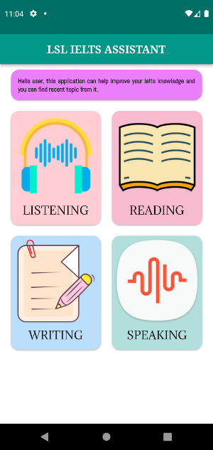 LSL IELTS ASSISTANT Screenshot 0