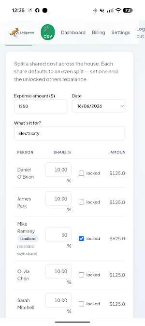 Lodgaroo: Rent Records Screenshot 1