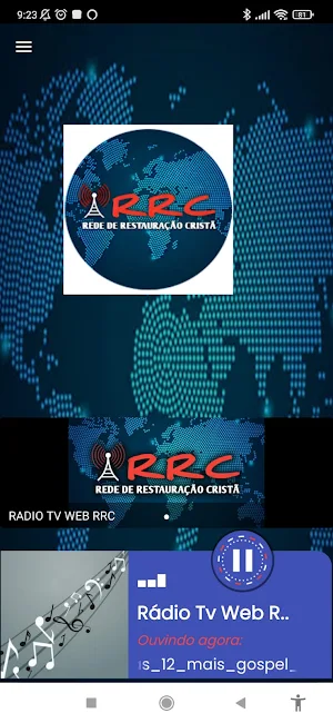 Rádio Tv Web Rrc Screenshot 0