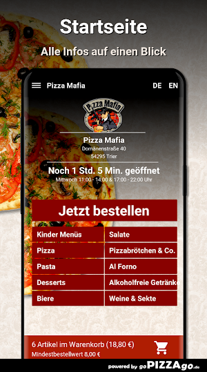 Pizza Mafia Trier Screenshot 1