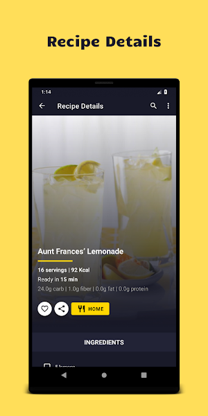 Lemonade: Lemon Juice, Lemon Soda Mixed Recipes Screenshot 2