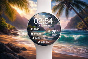 Ocean Paradise Watch Face Screenshot 3