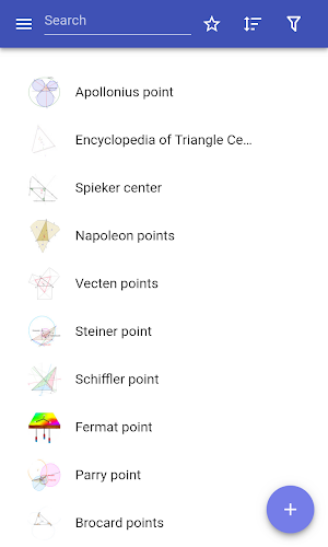 The geometry of the triangle Screenshot 0