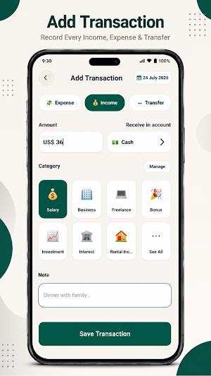 Daily Budget: Expenses Tracker Screenshot 2