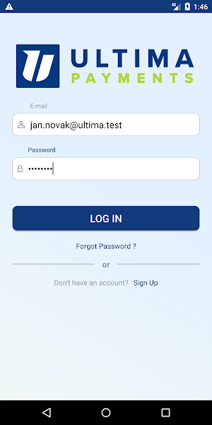 Ultima Payments CLS Screenshot 1